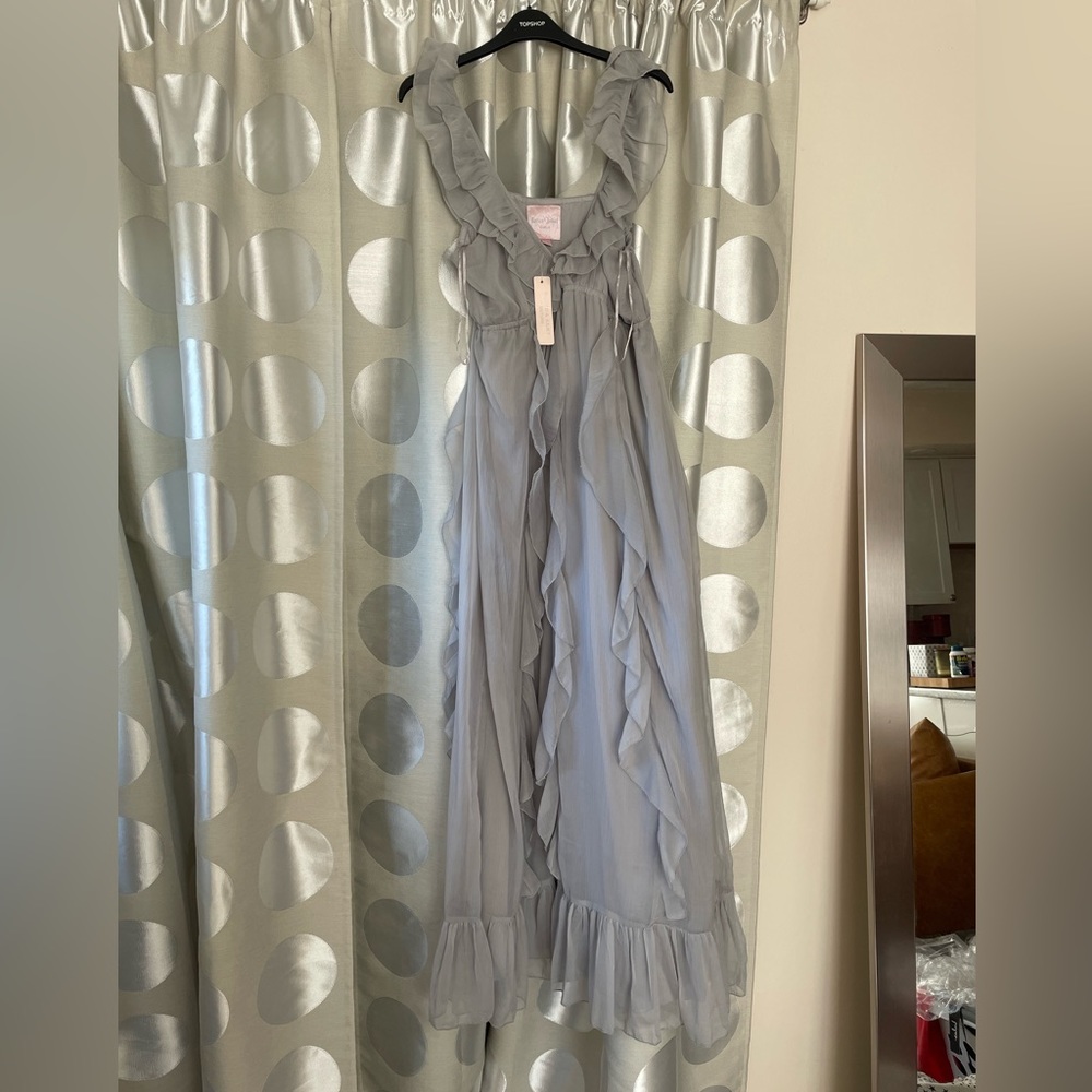 Grey Boho Maxi Dress